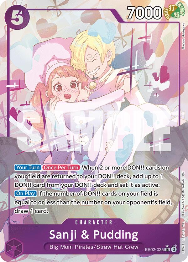 Sanji & Pudding (Alternate Art) [Extra Booster: Anime 25th Collection] Bandai