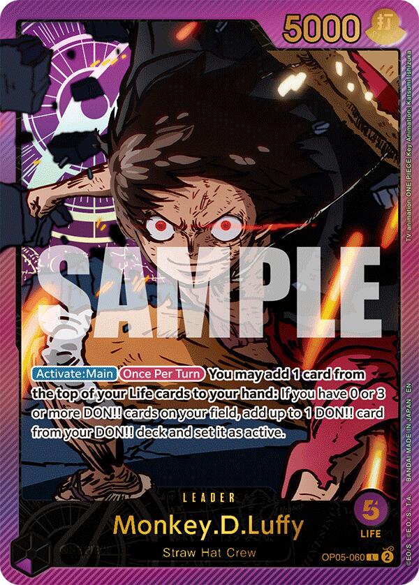 Monkey.D.Luffy (SPR) [Extra Booster: Anime 25th Collection] Bandai