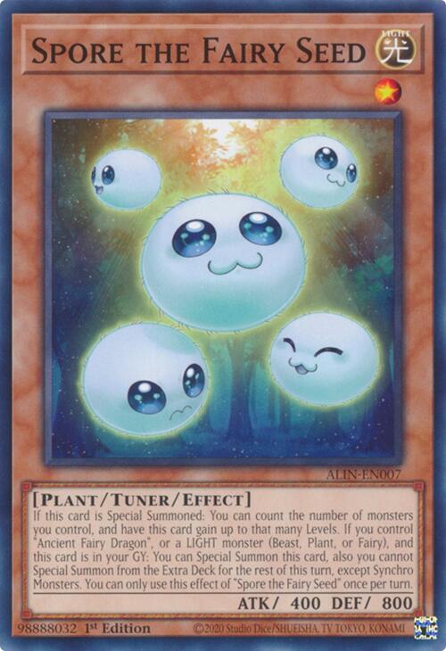 Spore the Fairy Seed [ALIN-EN007] Common Yu-Gi-Oh!