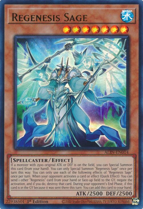 Regenesis Sage [ALIN-EN014] Ultra Rare Yu-Gi-Oh!