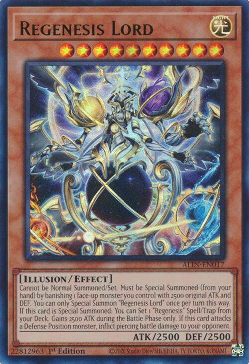 Regenesis Lord [ALIN-EN017] Ultra Rare Yu-Gi-Oh!