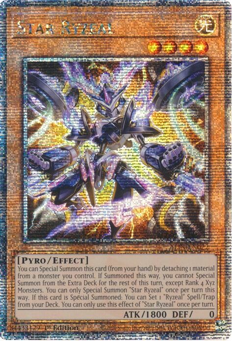 Star Ryzeal [ALIN-EN022] Quarter Century Secret Rare Yu-Gi-Oh!
