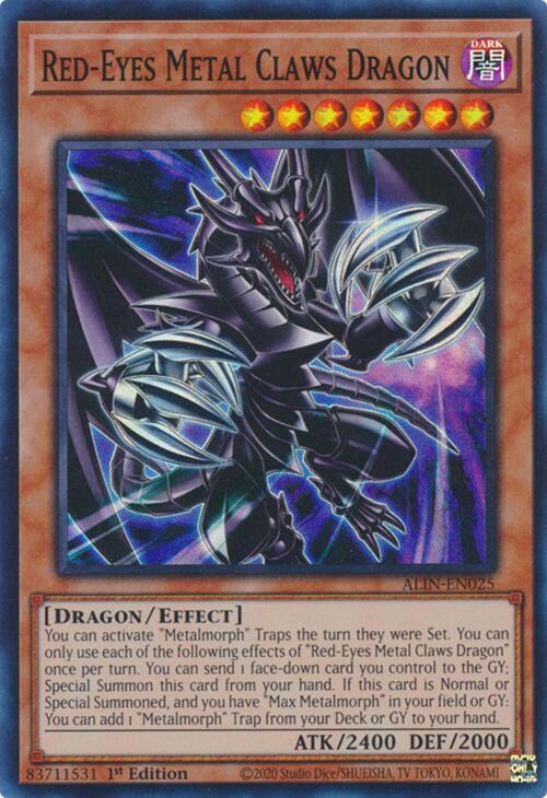 Red-Eyes Metal Claws Dragon [ALIN-EN025] Super Rare Yu-Gi-Oh!