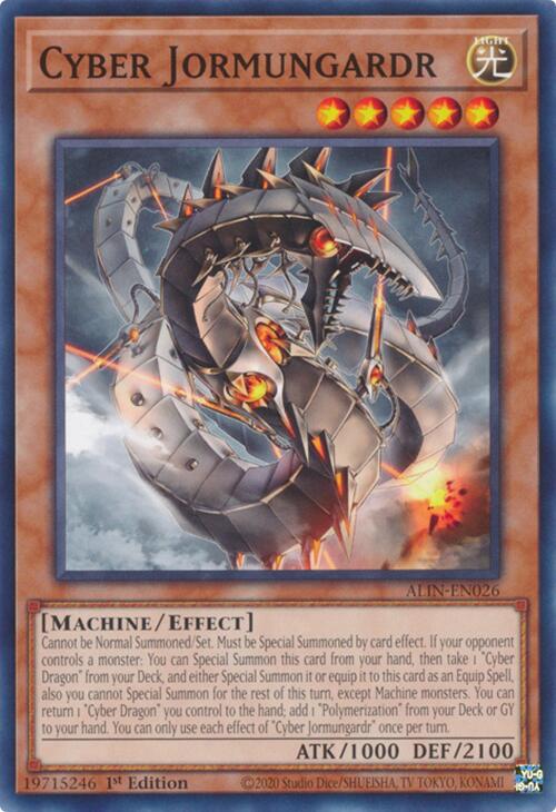 Cyber Jormungardr [ALIN-EN026] Common Yu-Gi-Oh!