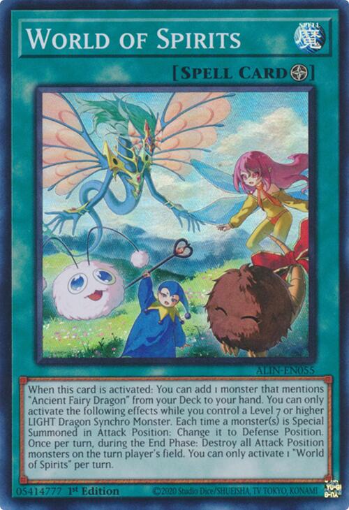 World of Spirits [ALIN-EN055] Super Rare Yu-Gi-Oh!