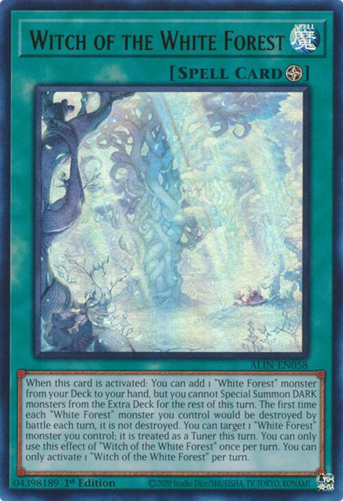 Witch of the White Forest [ALIN-EN058] Ultra Rare Yu-Gi-Oh!