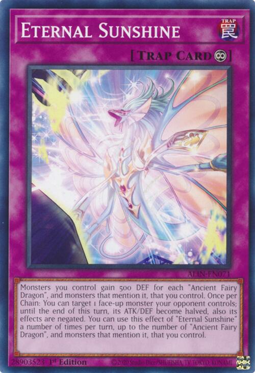 Eternal Sunshine [ALIN-EN071] Common Yu-Gi-Oh!
