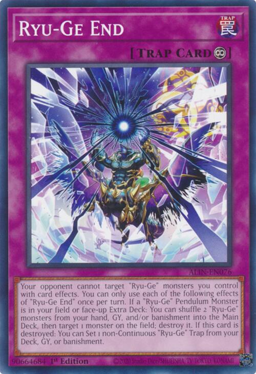Ryu-Ge End [ALIN-EN076] Common Yu-Gi-Oh!