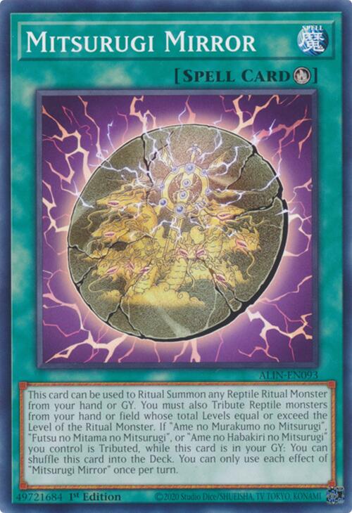 Mitsurugi Mirror [ALIN-EN093] Common Yu-Gi-Oh!