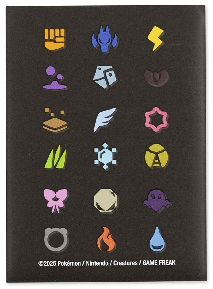 Card Sleeves -Elemental Types (65 Pack) (Pokemon Center Exclusive) Pokémon