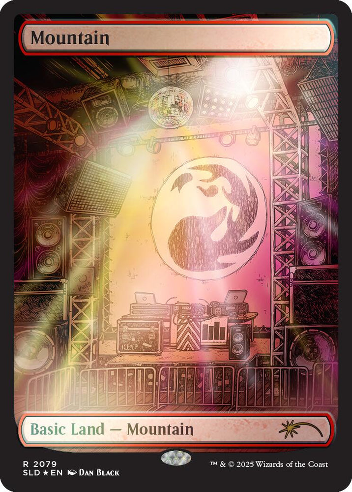 Mountain (2079) (Rainbow Foil) [Secret Lair Drop Series] Magic: The Gathering