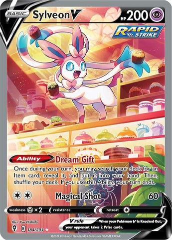 Sylveon V (184/203) [Sword & Shield: Evolving Skies] Pokémon