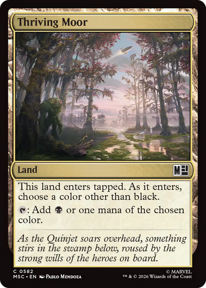 Thriving Moor [Marvel Super Heroes Commander] Magic: The Gathering
