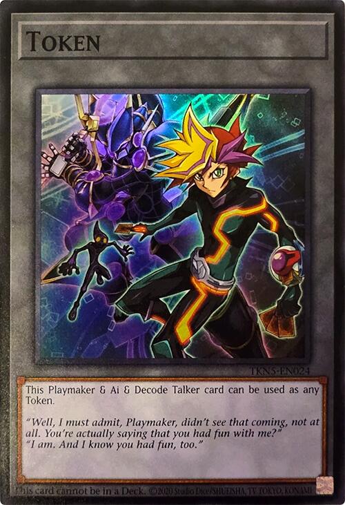 Token (Playmaker & Ai & Decode Talker) [TKN5-EN024] Super Rare Yu-Gi-Oh!