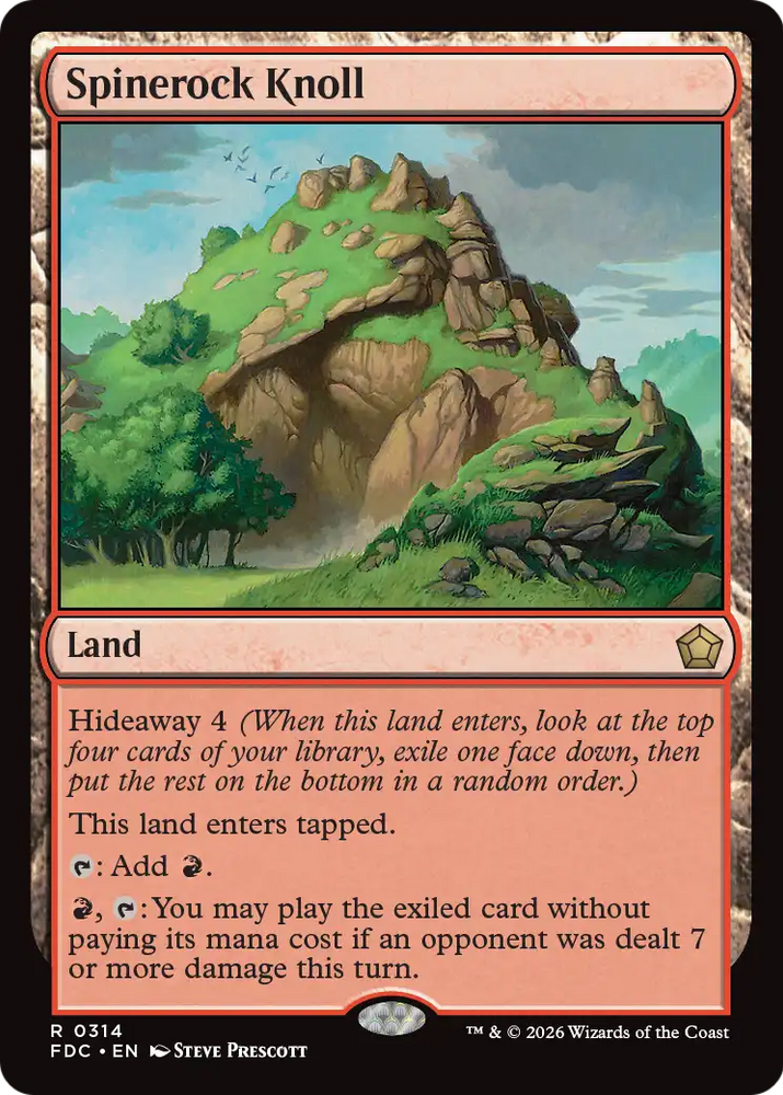 Spinerock Knoll [Foundations Commander] Magic: The Gathering