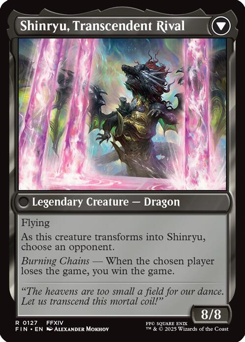 Zenos yae Galvus // Shinryu, Transcendent Rival [FINAL FANTASY] Magic: The Gathering