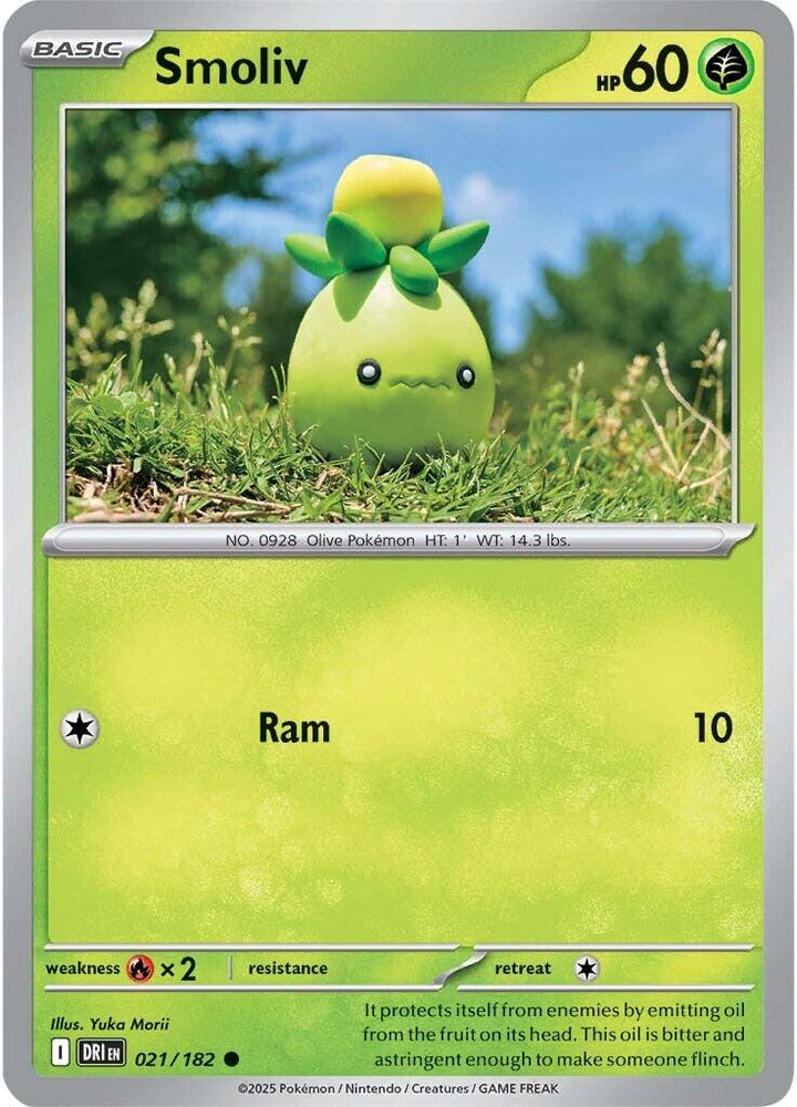 Smoliv (021/182) [Scarlet & Violet: Destined Rivals] Pokémon