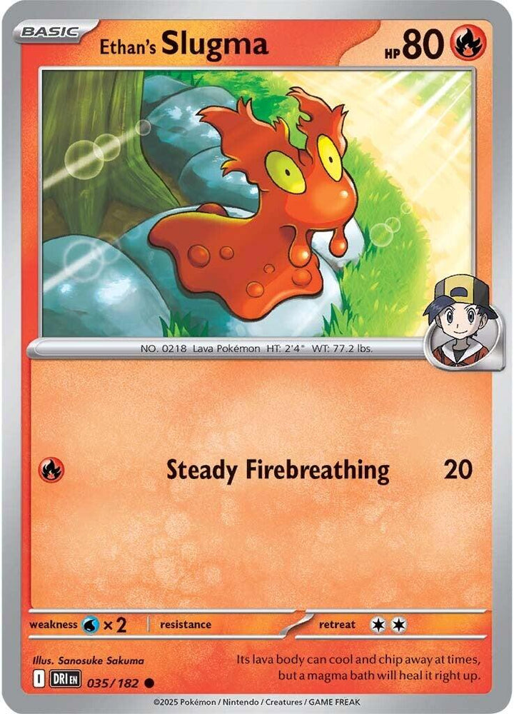 Ethan's Slugma (035/182) [Scarlet & Violet: Destined Rivals] Pokémon