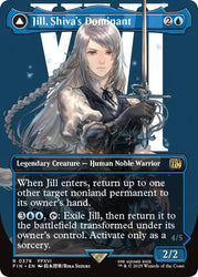 Jill, Shiva's Dominant // Shiva, Warden of Ice (Borderless) [FINAL FANTASY] Magic: The Gathering
