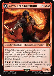 Clive, Ifrit's Dominant // Ifrit, Warden of Inferno [FINAL FANTASY] Magic: The Gathering