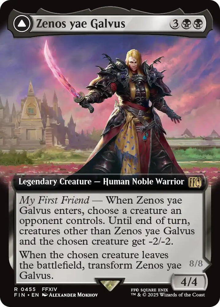 Zenos yae Galvus // Shinryu, Transcendent Rival (Extended Art) [FINAL FANTASY] Magic: The Gathering