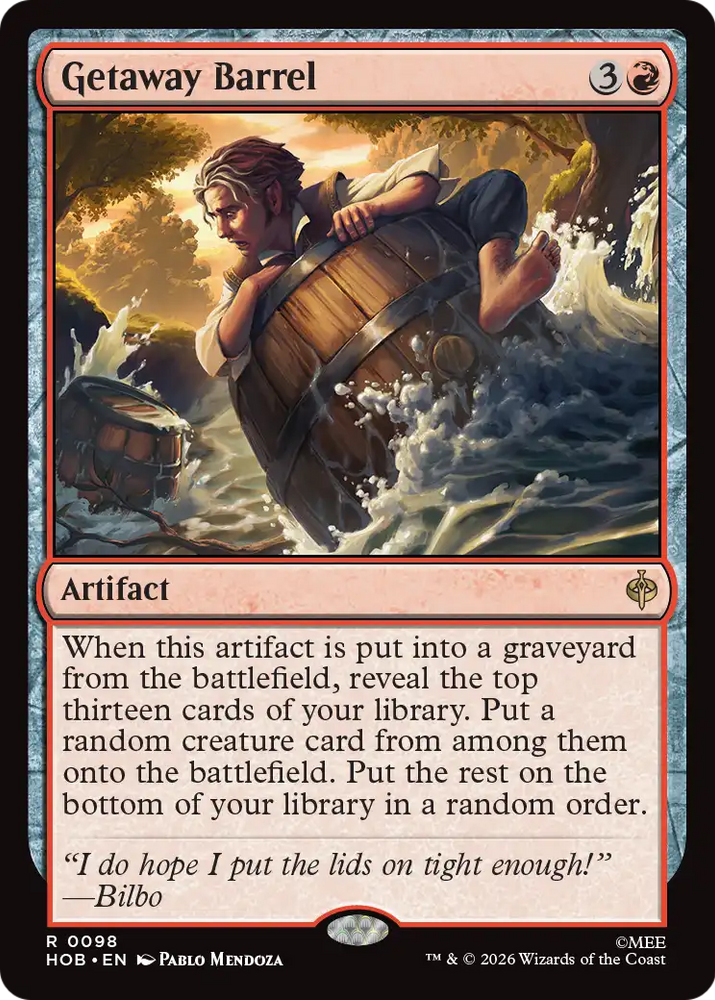 Getaway Barrel [The Hobbit] Magic: The Gathering