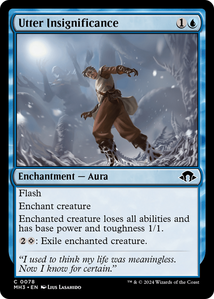 Utter Insignificance [Modern Horizons 3] Magic: The Gathering