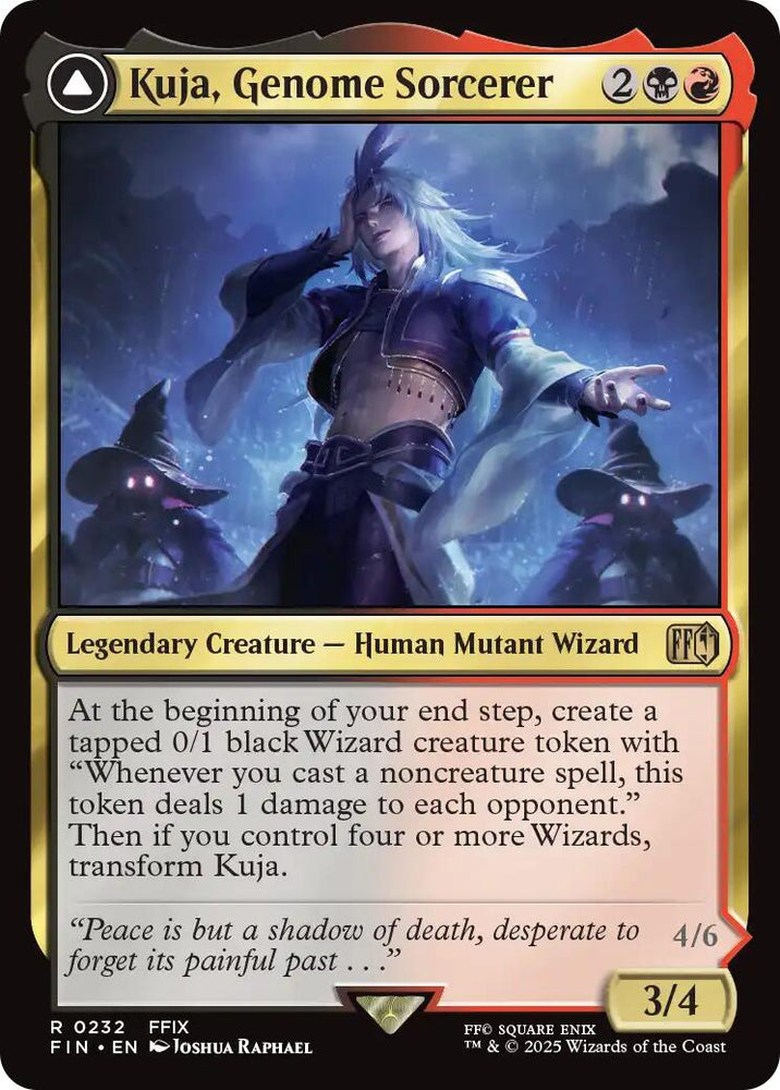Kuja, Genome Sorcerer // Trance Kuja, Fate Defied [FINAL FANTASY] Magic: The Gathering