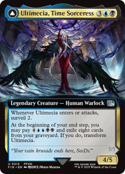 Ultimecia, Time Sorceress // Ultimecia, Omnipotent (Extended Art) [FINAL FANTASY] Magic: The Gathering