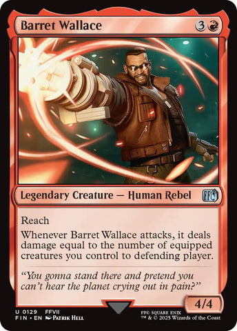 Barret Wallace [FINAL FANTASY] Magic: The Gathering