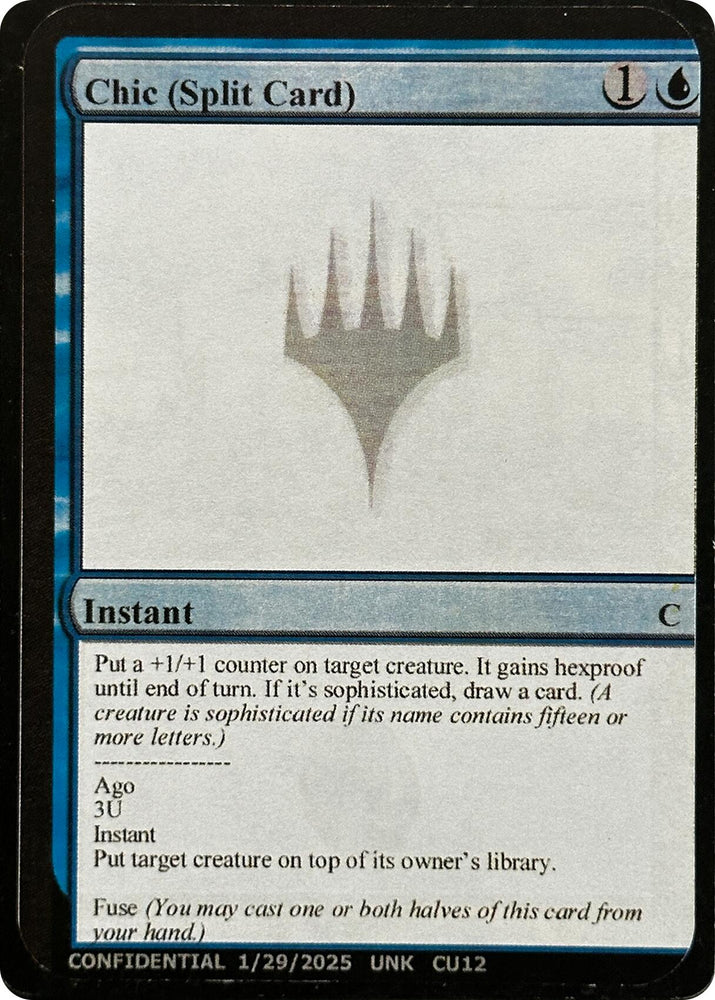 Chic (Split Card) [Unknown Event] Magic: The Gathering