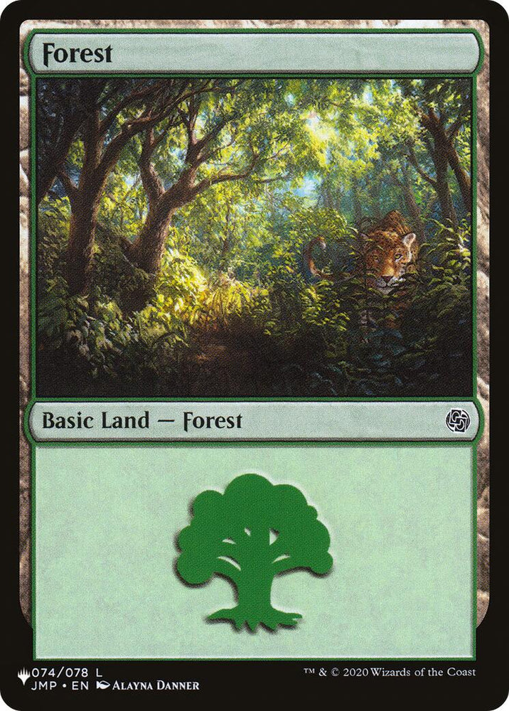 Forest (074) (JMP) [The List] Magic: The Gathering