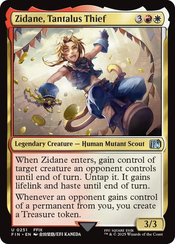 Zidane, Tantalus Thief [FINAL FANTASY] Magic: The Gathering