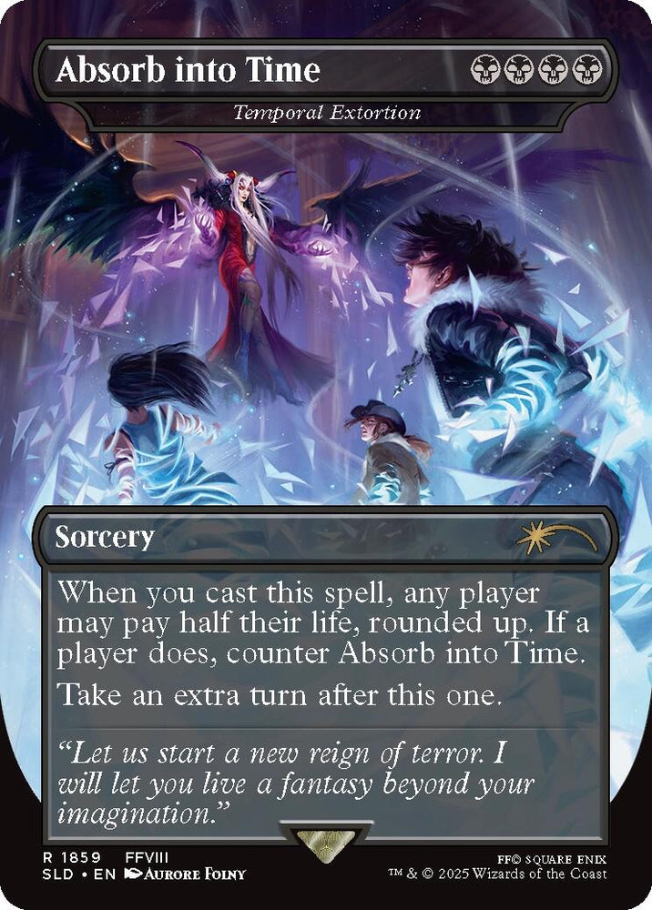 Absorb into Time - Temporal Extortion [Secret Lair Drop Series] Magic: The Gathering