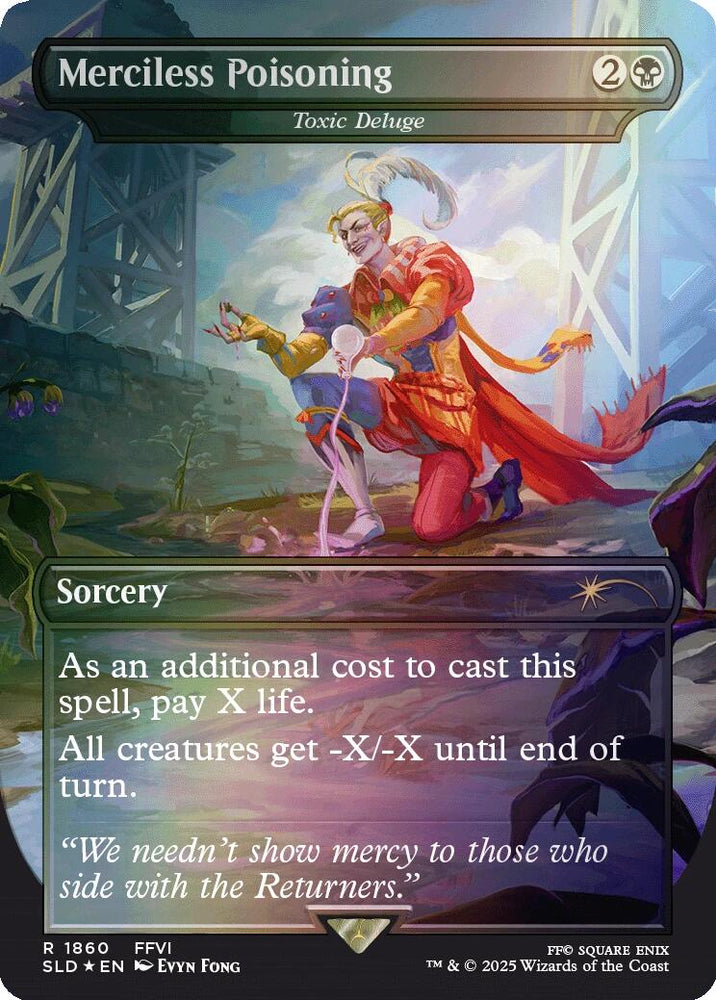 Merciless Poisoning - Toxic Deluge (Rainbow Foil) [Secret Lair Drop Series] Magic: The Gathering