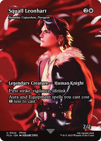 Squall Leonhart - Danitha Capashen, Paragon (Showcase) [FINAL FANTASY : Through the Ages] Magic: The Gathering