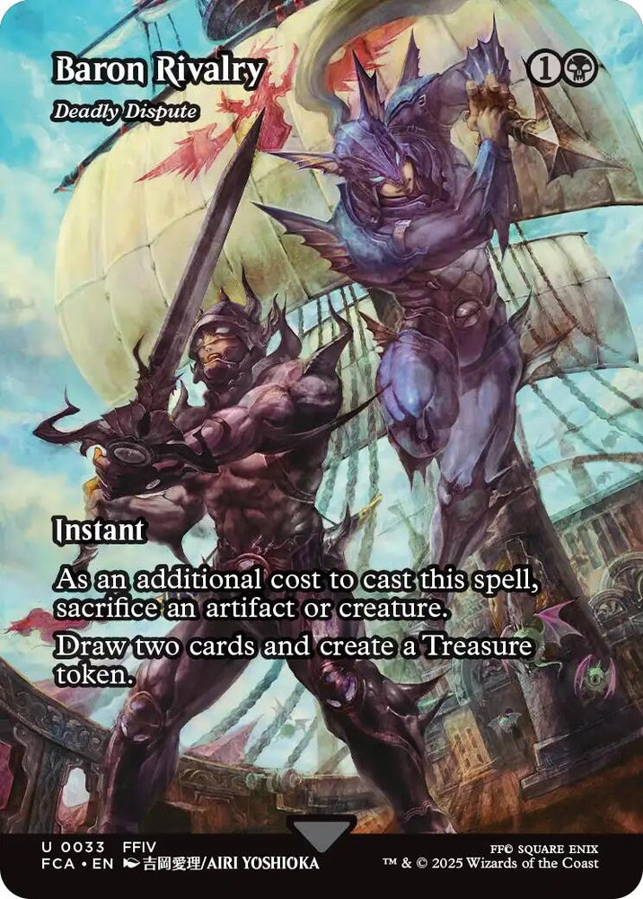 Baron Rivalry - Deadly Dispute (Showcase) [FINAL FANTASY : Through the Ages] Magic: The Gathering
