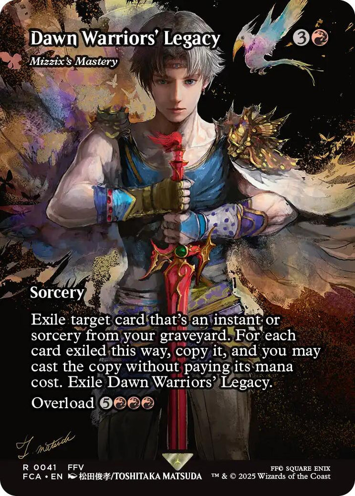 Dawn Warriors' Legacy - Mizzix's Mastery (Showcase) [FINAL FANTASY : Through the Ages] Magic: The Gathering