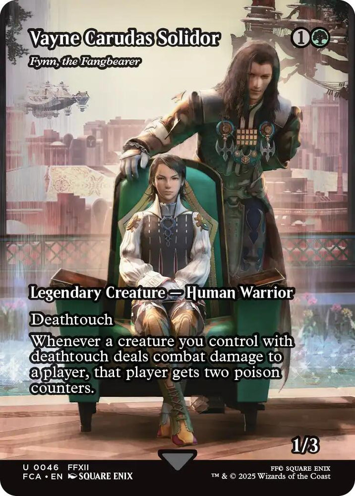 Vayne Carudas Solidor - Fynn, the Fangbearer (Showcase) [FINAL FANTASY : Through the Ages] Magic: The Gathering