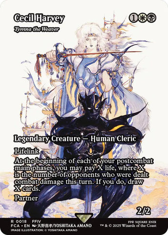 Cecil Harvey - Tymna the Weaver (Showcase) [FINAL FANTASY : Through the Ages] Magic: The Gathering
