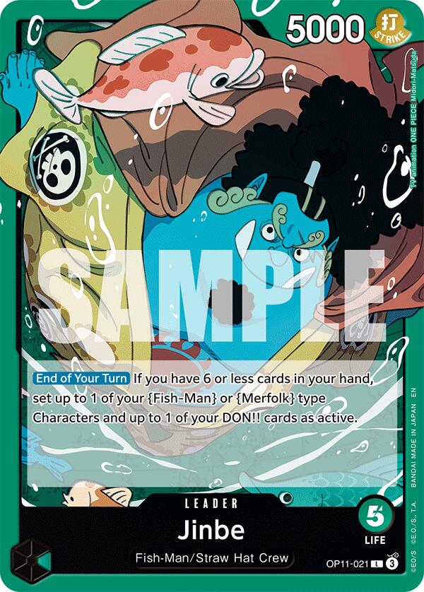 jinbe card sleeves OP05-066 C JAP Common Character Boutique Carte One Piece Official Sleeve 11 (4 Kinds Assortment) One Piece Trading Card Game