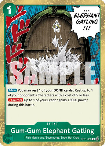 Gum-Gum Elephant Gatling [A Fist of Divine Speed] Bandai