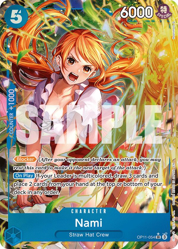 Nami (054) (Alternate Art) [A Fist of Divine Speed] Bandai