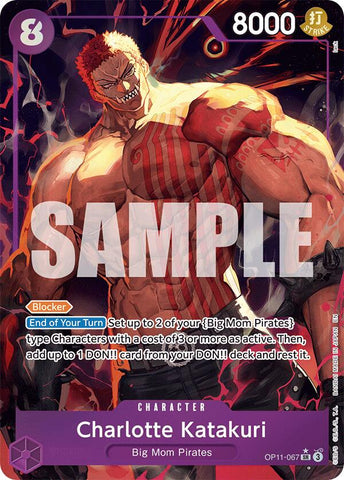 Charlotte Katakuri (067) (Alternate Art) [A Fist of Divine Speed] Bandai