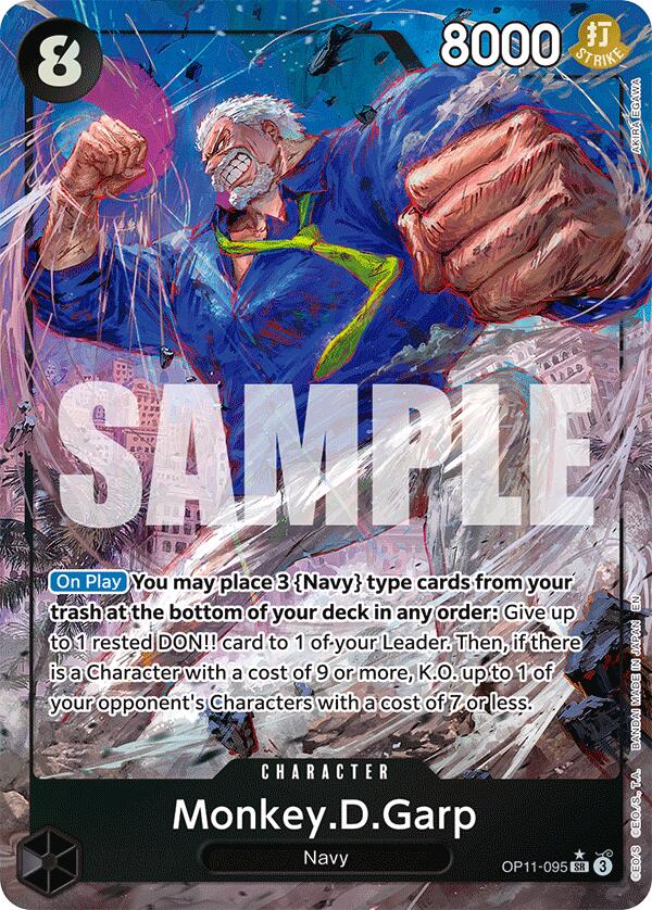 Monkey.D.Garp (Alternate Art) [A Fist of Divine Speed] Bandai