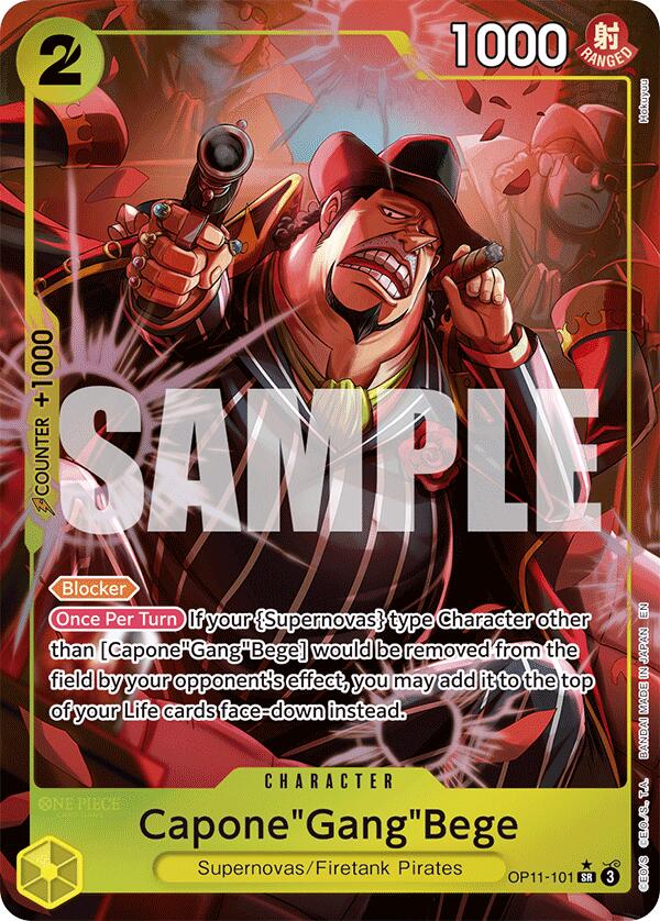 Capone"Gang"Bege (Alternate Art) [A Fist of Divine Speed] Bandai