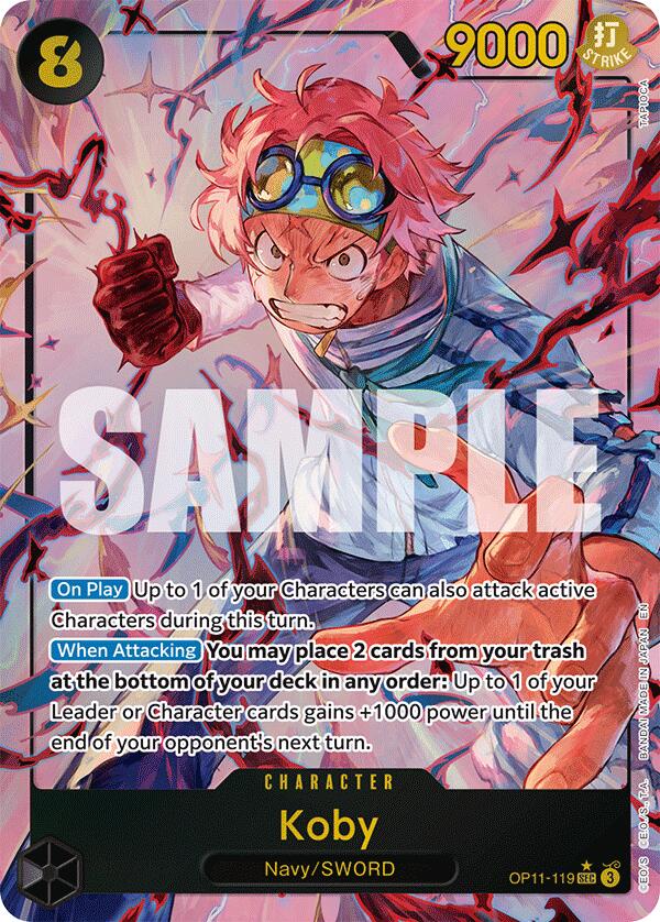 Koby (119) (Alternate Art) [A Fist of Divine Speed] Bandai
