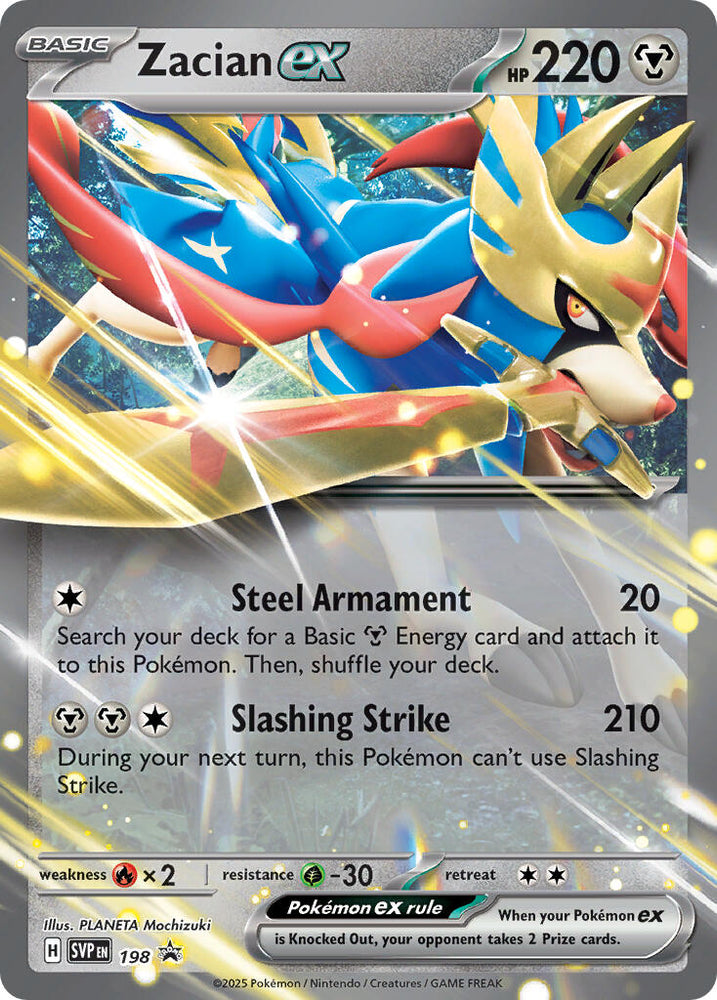 Zacian ex (198) [Scarlet & Violet: Black Star Promos] Pokémon
