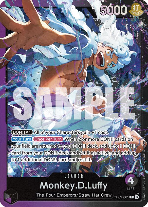 Monkey.D.Luffy (OP09-061) [Starter Deck: Purple/Black Monkey.D.Luffy] Bandai