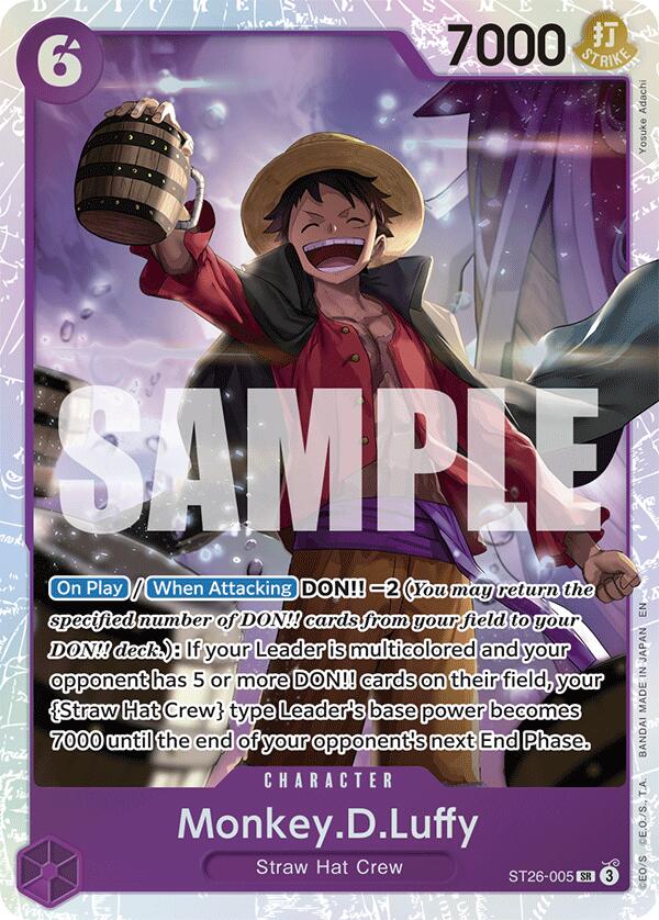 Monkey.D.Luffy (ST26-005) [Starter Deck: Purple/Black Monkey.D.Luffy] Bandai